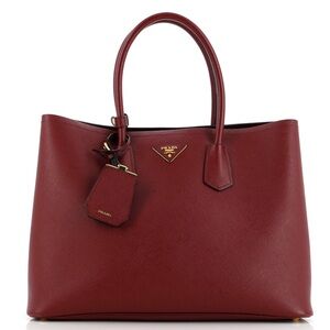 Prada Cuir Double Tote Saffiano Leather Large
